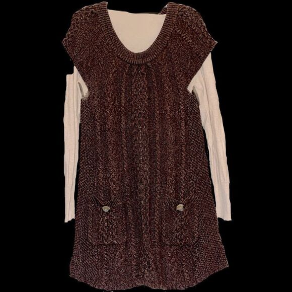 CATO Cable Knit Sweater Dress - Picture 2 of 5